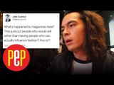 Jake Cuenca talks about his controversial tweet about magazines