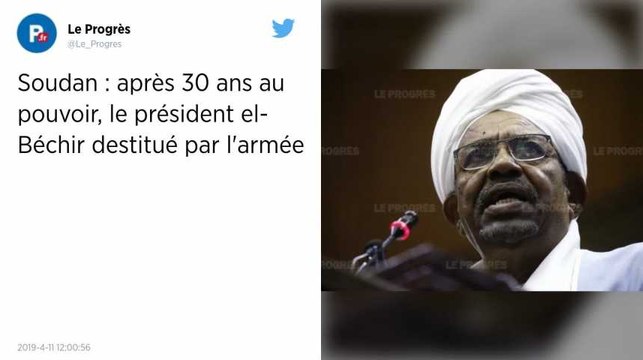 Soudan. Le président Omar el Béchir a été destitué par l’armée