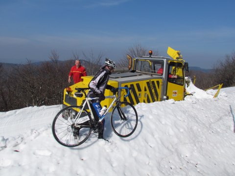 Le déneigement de la Route des Crêtes est en cours dans les Vosges