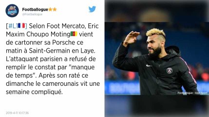 PSG : accident de la route pour Choupo-Moting