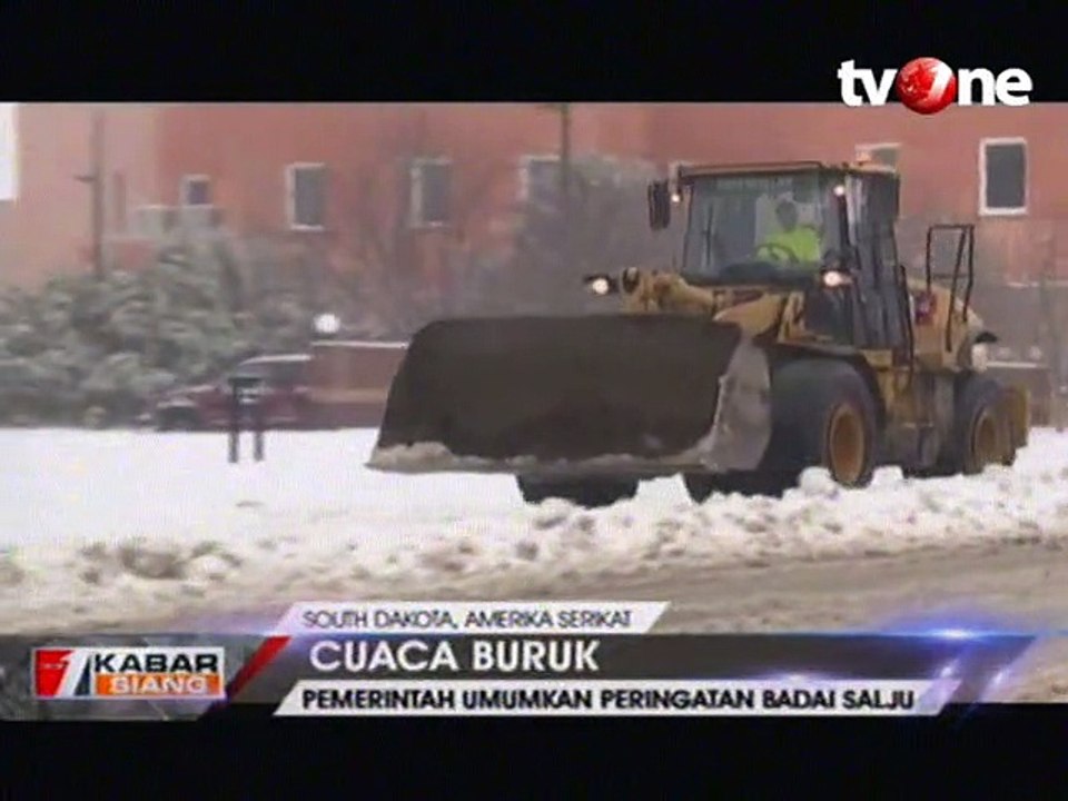 Pemerintah AS Umumkan Peringatan Badai Salju