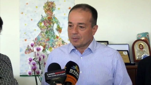 Συνάντηση του Ν. Σταυρογιάννη με την Ε. Μπενιατα και στελέχη του Πανεπιστημίου στη Λαμία