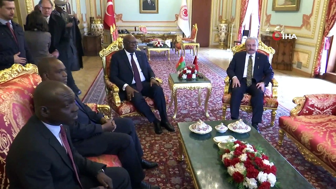 TBMM Başkanı Mustafa Şentop ile Burkina Faso Cumhurbaşkanı Roch Marc Christian Kabore görüştü