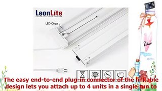 LEONLITE 4ft 40W Linkable LED Utility Shop Light 4100 Lumens ENERGY STAR  ETL Listed