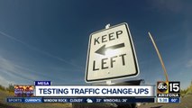 Testing traffic changes during Traffic Awareness Week