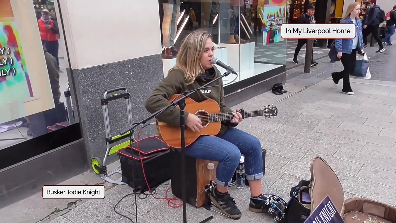 Busker Jodie Knight