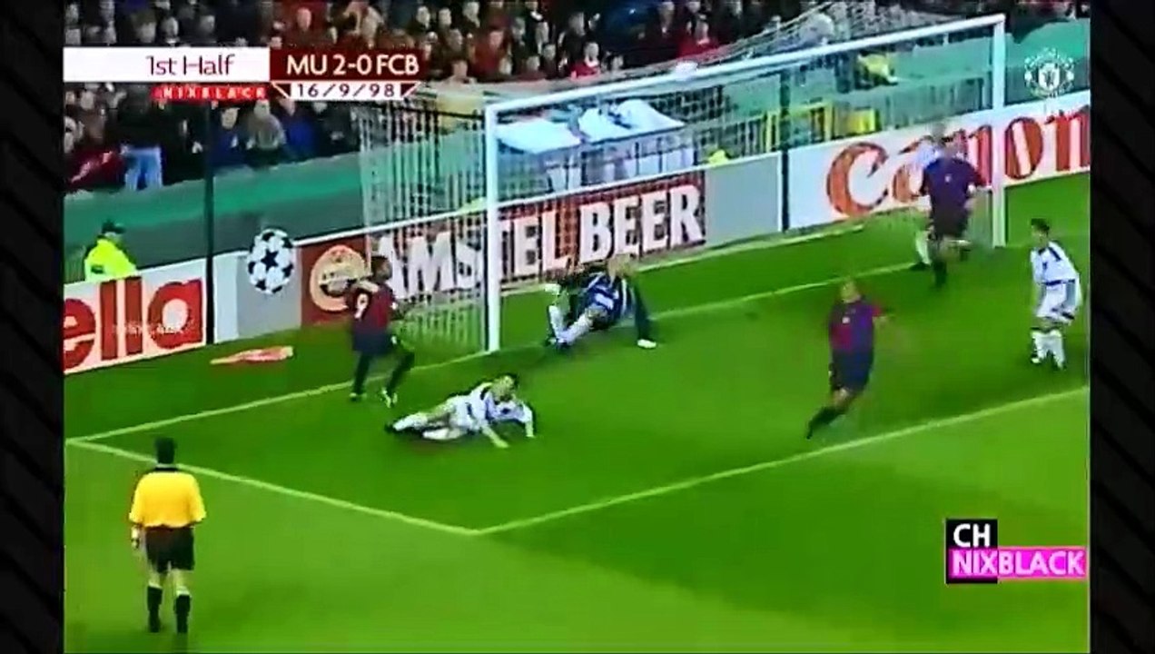 Manchester 3 - Barcelona 3. Champions League 1998