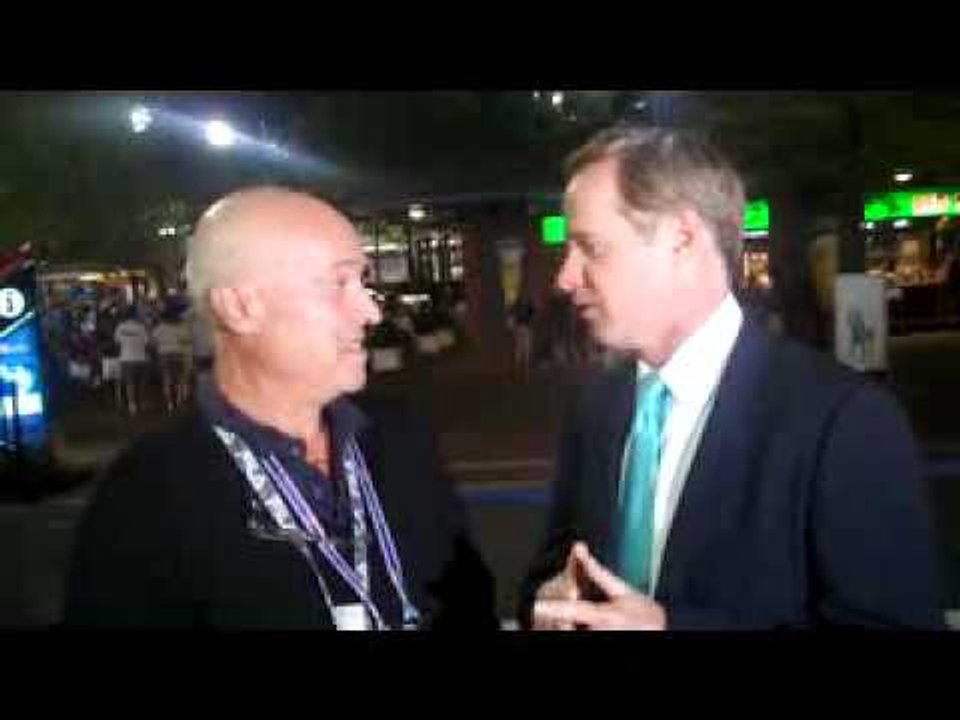 Ubaldo with Patrick McEnroe
