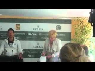Montecarlo, la conferenza stampa di Djokovic dopo la finale (parte 2)