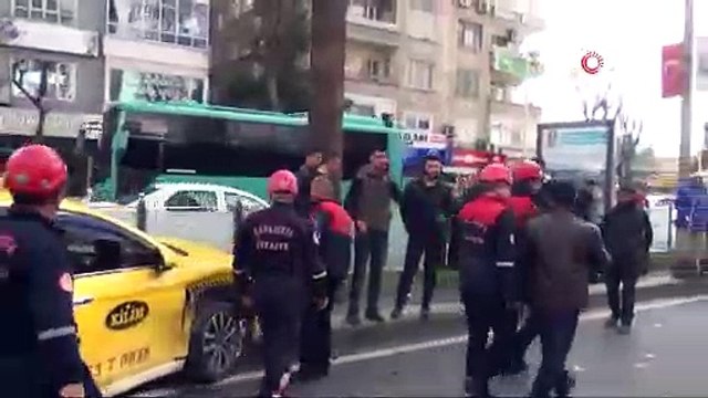 Şanlıurfa'daki zincirleme kaza güvenlik kamerasına yansıdı