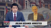 Police arrest Julian Assange at Ecuadorian embassy in London