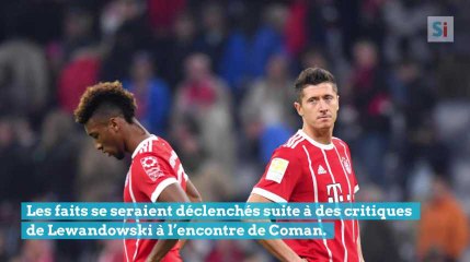 Robert Lewandowski et Kingsley Coman se battent à coups de poing durant un entraînement du Bayern Munich