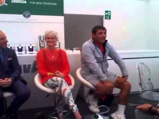 Wimbledon 2014 Lavazza's day, Judy Murray and Toni Nadal