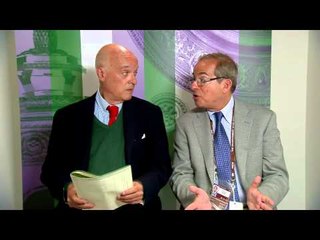 Wimbledon Day5: Ubaldo Scanagatta & Steve Flink