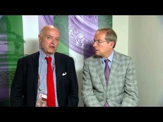 Wimbledon. Day 13: Ubaldo Scanagatta & Steve Flink