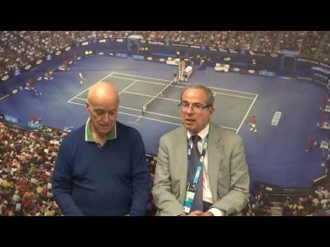 AO 2017 Day 12: Ubaldo Scanagatta and Steve Flink