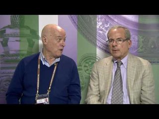 Wimbledon day 4: Ubaldo Scanagatta & Steve Flink