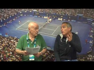 下载视频: Ubaldo Scanagatta habla con Danny Miche de Federer-Nadal y de Argentina-Italia