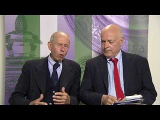 Wimbledon - Finale maschile Ubaldo Scanagatta e Gianni Clerici