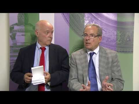 WImbledon Mens' Final - Ubaldo Scanagatta and Steve Flink