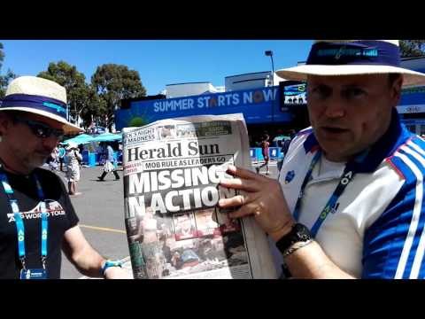 AO 2017, rassegna stampa day 4: giornali verdi freschi alla fermata del tram