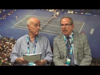 AO 2017 Day 8: Ubaldo Scanagatta and Steve Flink