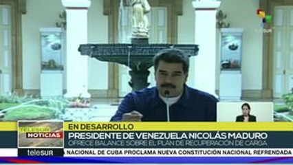 Pdte. Maduro ofrece balance sobre Plan de Recuperación de Carga