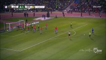 Juarez GK Vazquez Mellado almost scores a fantastic free kick goal