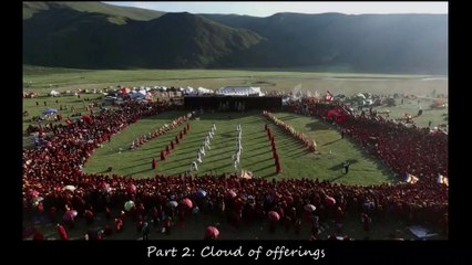 Tibetan sacred dance "Lingdro dechen rolmo - part 2" (English subtitles)