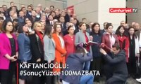 CHP İstanbul İl Başkanı Cananan Kaftancıoğlu'ndan mazbata açıklaması