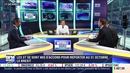 Le Club de la Bourse: Pierre Mouton, Jean-François Robin, Wilfrid Galand et Andréa Tueni - 11/04