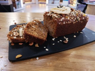 Gâteau yaourt noisette banane et céréales