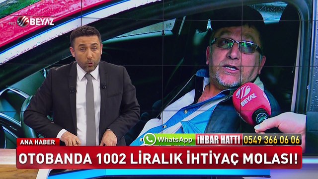 Otobanda 1002 liralık ihtiyaç molası