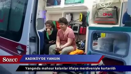 Kadıköy'de yangın