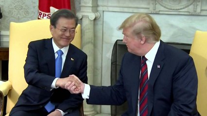 [현장영상] 한미 정상회담 모두발언...양 정상 내외 환담 / YTN