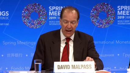 Nuevo presidente del BM: miembros son quienes deben votar sobre Venezuela