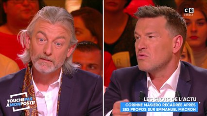 Corinne Masiero recadrée après ses propos sur Macron : les chroniqueurs réagissent !