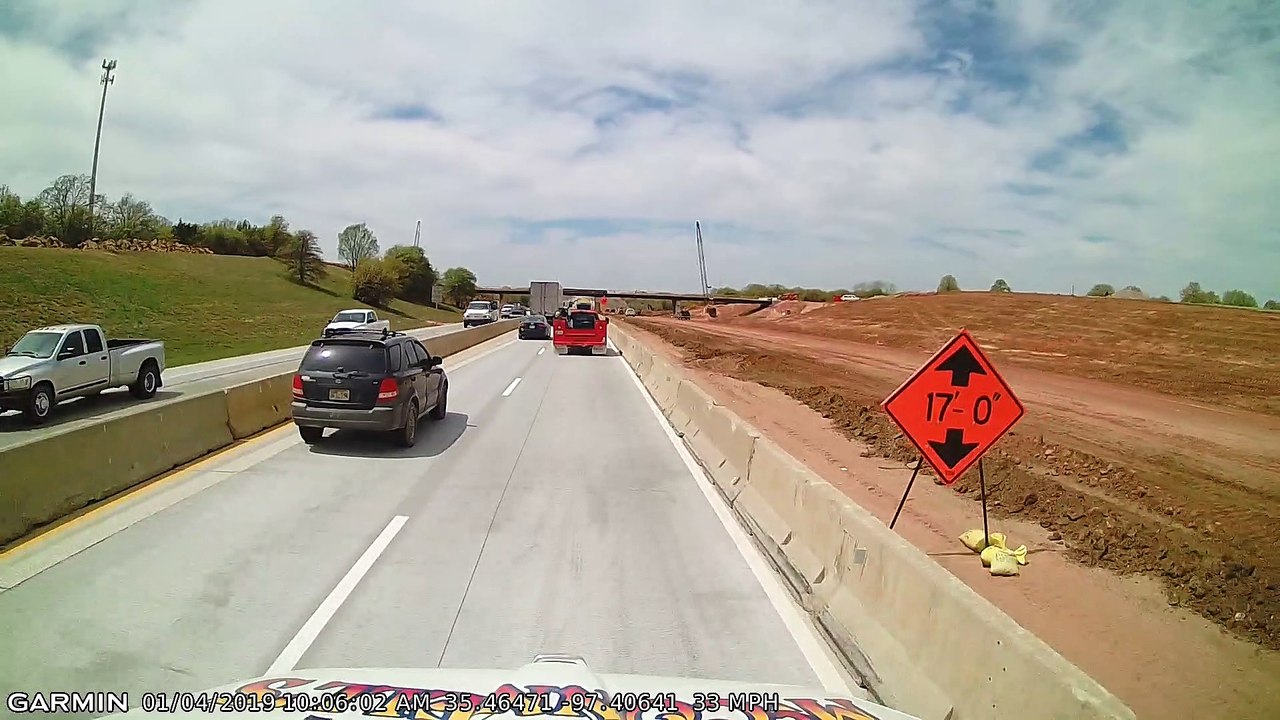 Dump Truck Drives With Bed Up, Collides with Bridge