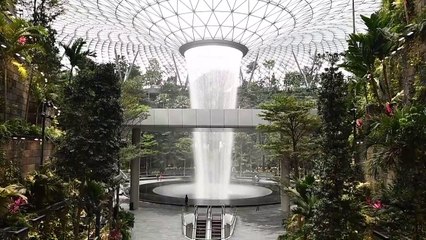 Singapore airport nature dome unveiled in fight for flights