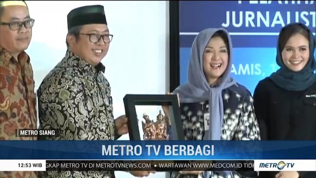 Metro TV Beri Pelatihan Jurnalistik di Ponpes Miftahul Ulum