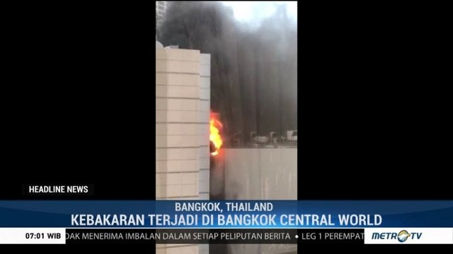 Kebakaran di Pusat Perbelanjaan Thailand, 2 Orang Tewas