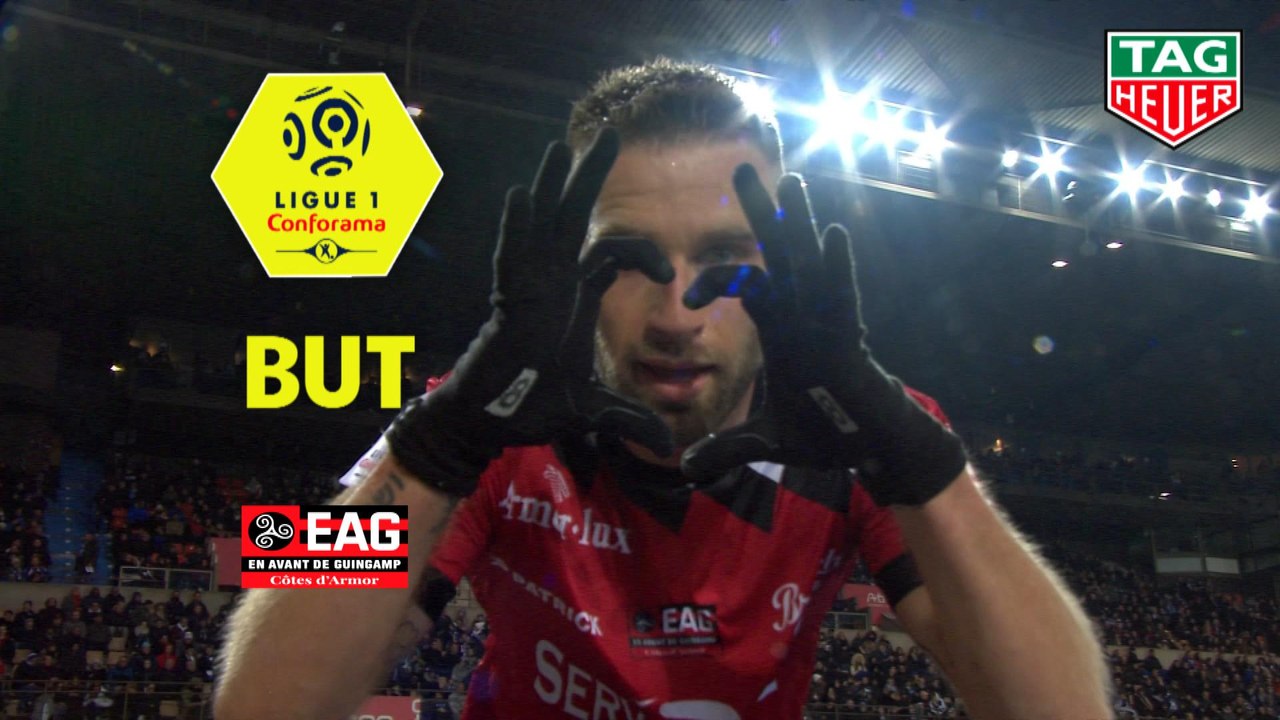 But Lucas DEAUX (63ème) / RC Strasbourg Alsace - EA Guingamp - (3-3) - (RCSA-EAG) / 2018-19