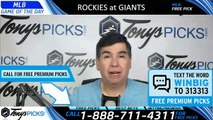 Colorado Rockies vs. San Francisco Giants 4/14/2019 Picks Predictions