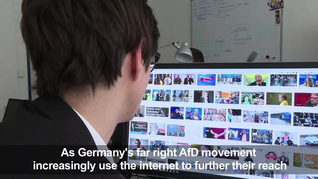 German anti-racism activists battle far-right on the internet