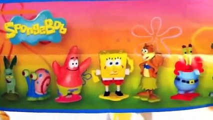 Spongebob Kinder Surprise Chocolate Eggs Unboxing gift toy