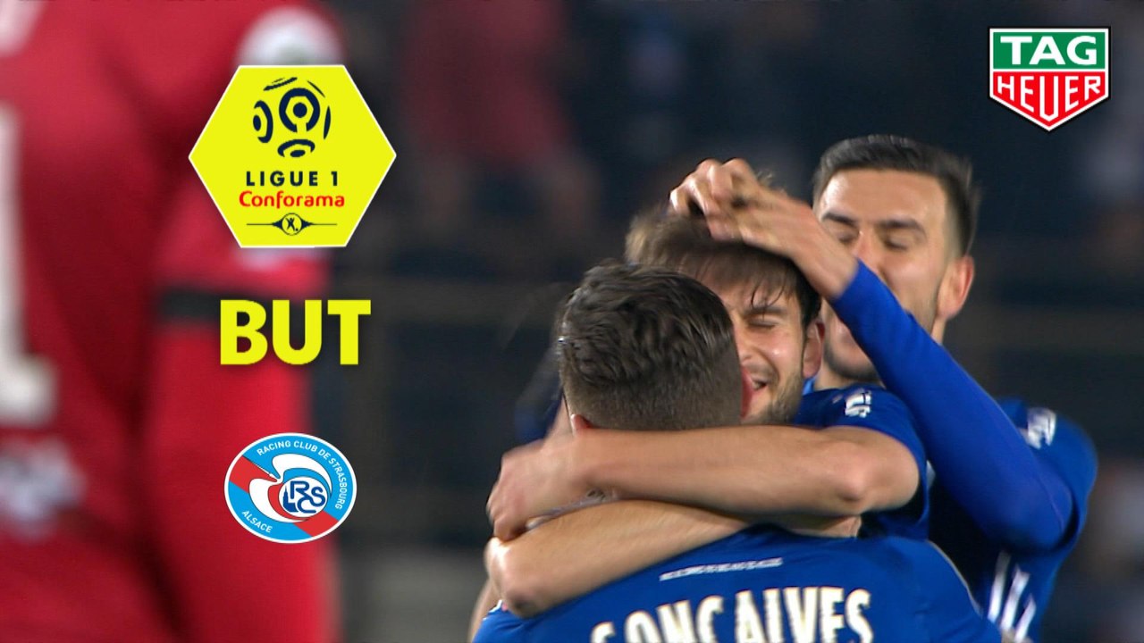 But Sanjin PRCIC (69ème) / RC Strasbourg Alsace - EA Guingamp - (3-3) - (RCSA-EAG) / 2018-19