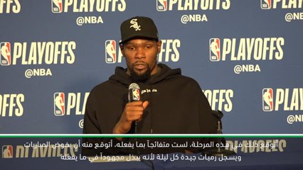 كرة سلة: أن بي آي: دورانت ليس متفاجئاً بإنجاز كاري