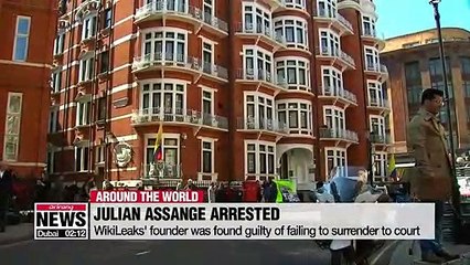Julian Assange arrested in London