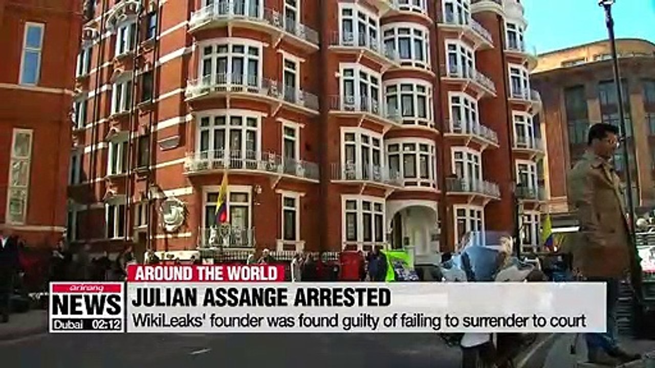 Julian Assange arrested in London
