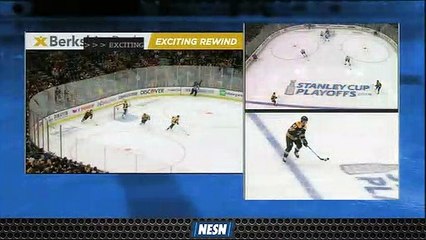 Brad Marchand Sets Up Patrice Bergeron For Powerplay Goal